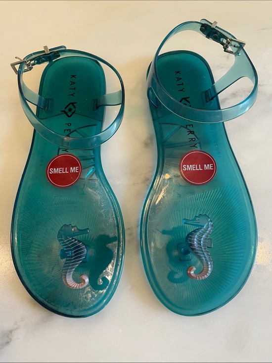 Katy Perry Collections Shoes - Katy Perry Geli Seahorse in Turquoise, Size 6